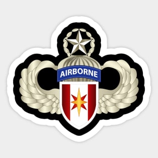 44th Medical Brigade w Master Airborne Sticker